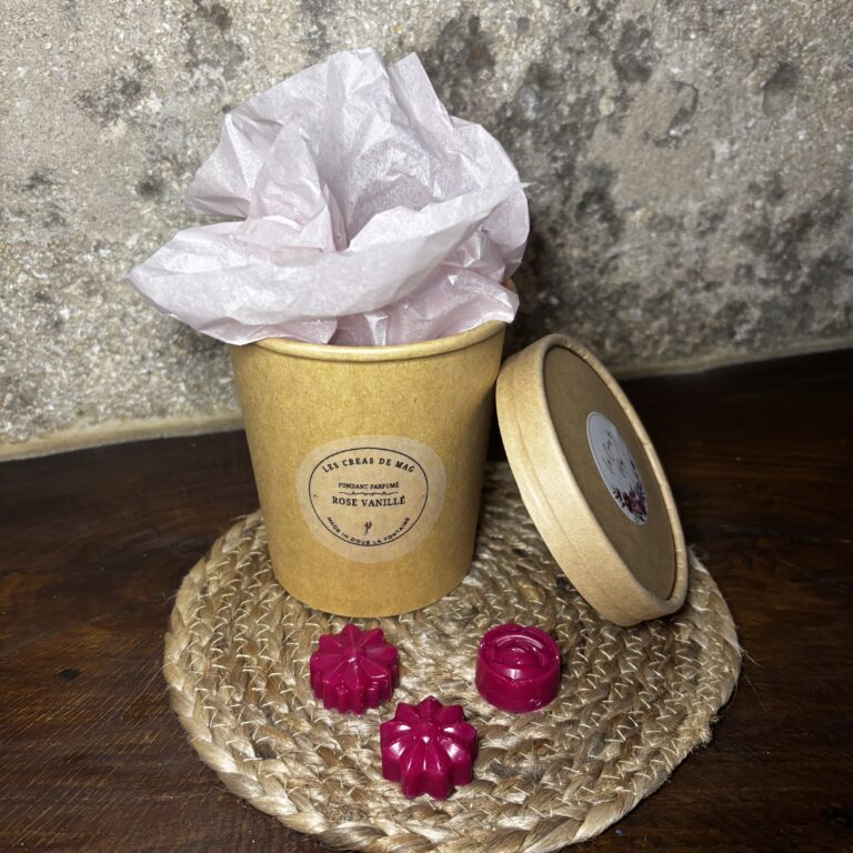 Fondants parfumés - Rose Vanillé - Fleurs -