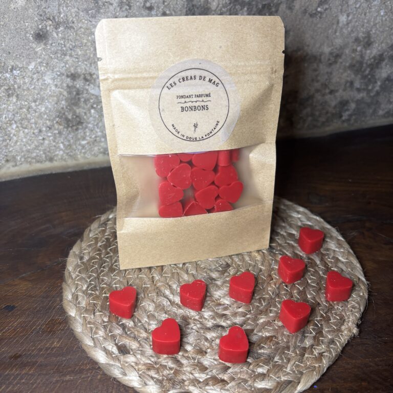Fondants parfumés - Bonbons - Cœur -